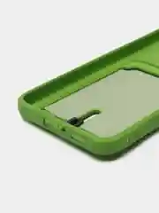 Лайм силиконовый чехол для Samsung Galaxy S23 Plus, S23+ (Самсунг Галакси С23 Плюс), с карманом
