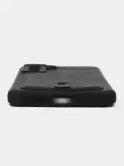 Черный чехол для Samsung Galaxy S21 FE, S21FE (Самсунг С21 ФЕ, С21ФЕ) силиконовый, с карманом