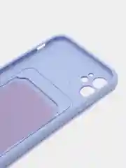 Лавандовый силиконовый чехол для Apple  iPhone 11 (Айфон 11), чехол на айфон 11 с карманом