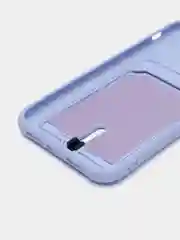 Лавандовый силиконовый чехол для Apple  iPhone 11 (Айфон 11), чехол на айфон 11 с карманом