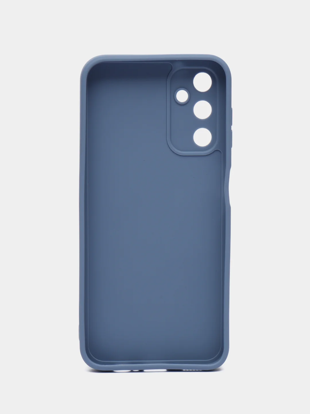 Синий меланж силиконовый чехол для Samsung Galaxy A14 (Самсунг A14)