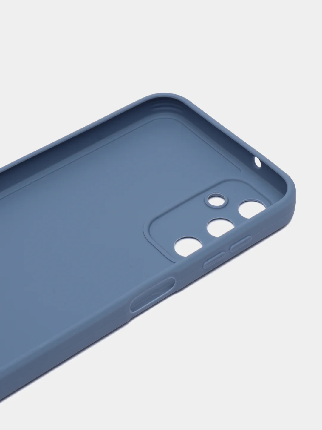 Синий меланж силиконовый чехол для Samsung Galaxy A14 (Самсунг A14)