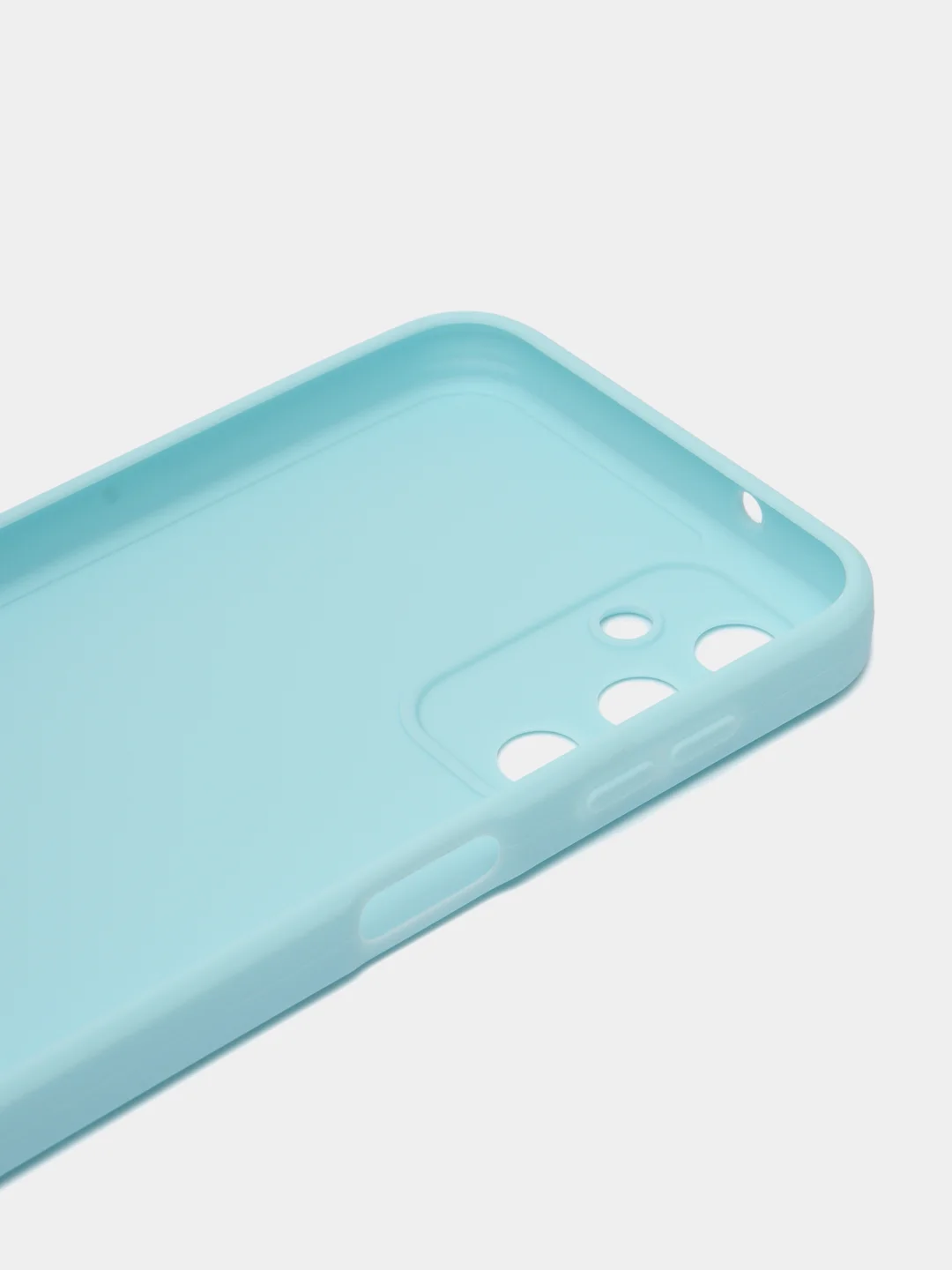 Голубой силиконовый чехол для Samsung Galaxy A14 (Самсунг A14)