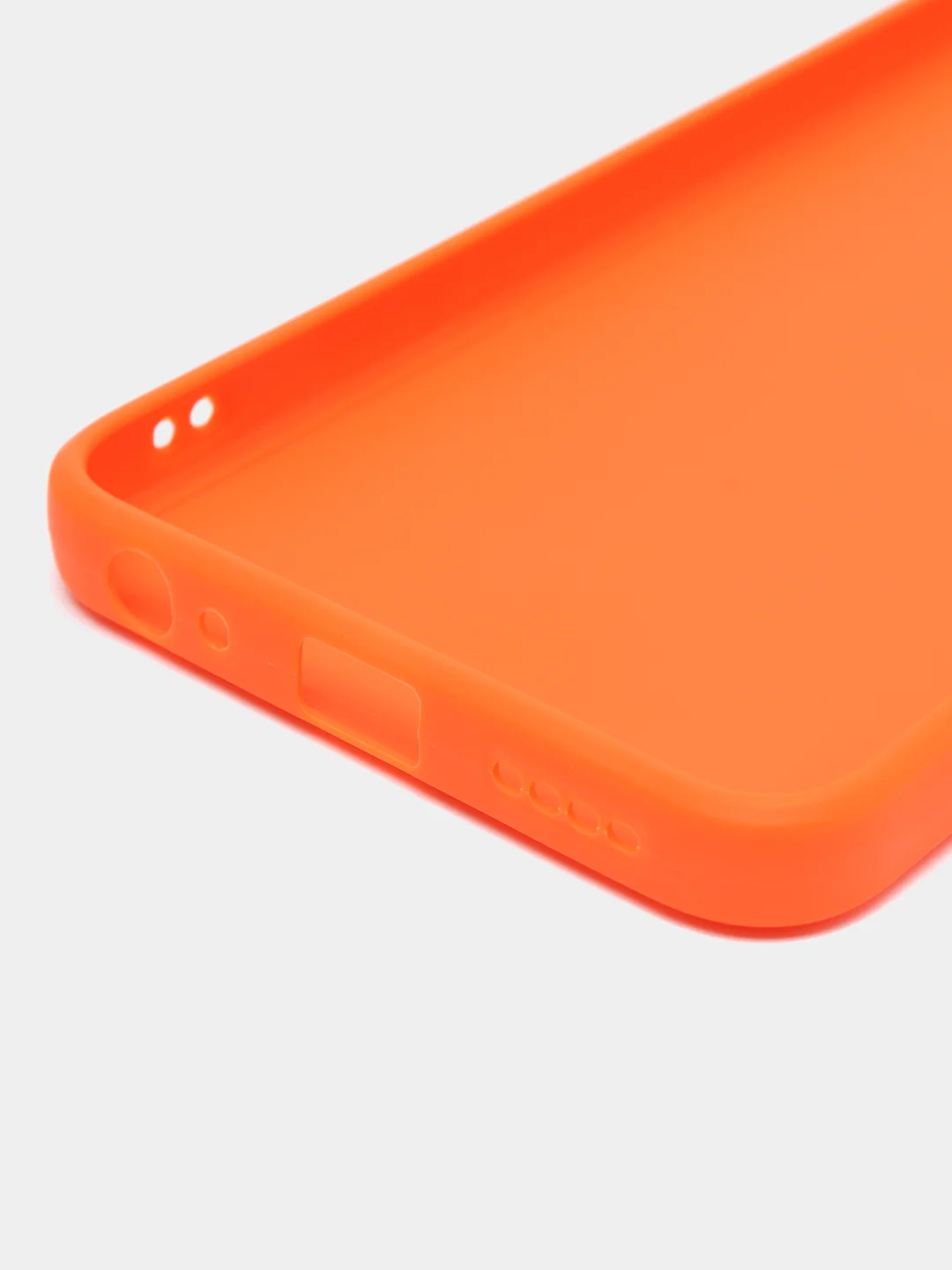 Оранжевый чехол для Vivo Y22 (Виво у22), прозрачный, силиконовый