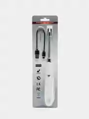 Белый зажигалка электронная, плазменная, с USB и Type-C зарядкой