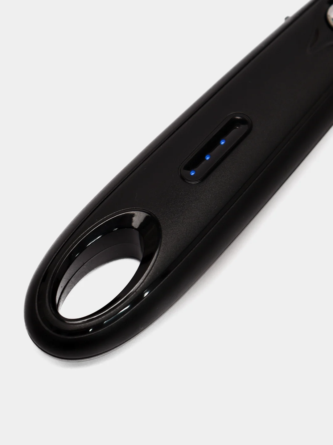 Черный зажигалка электронная, плазменная, с USB и Type-C зарядкой
