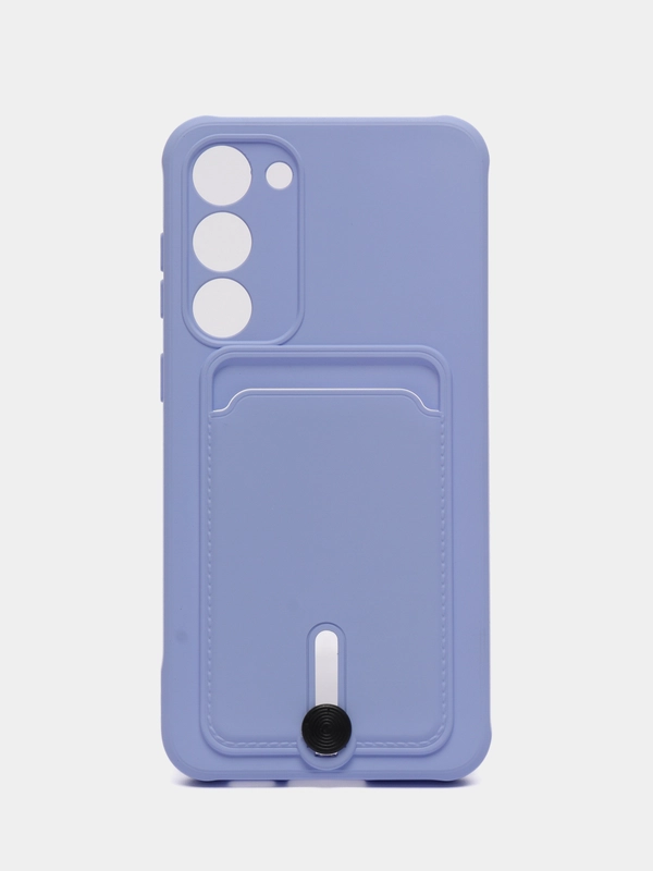 Силиконовый чехол для Samsung Galaxy S23 Plus, S23+ (Самсунг Галакси С23 Плюс), с карманом