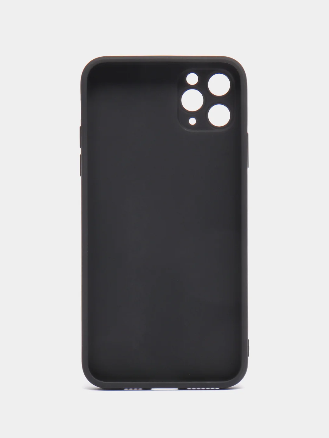 Черный чехол для айфон со стеклянной панелью iPhone 11, 12, 13, 14, Pro, 12 Pro Max, 14 Pro