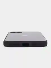 Черный чехол для айфон со стеклянной панелью iPhone 11, 12, 13, 14, Pro, 12 Pro Max, 14 Pro