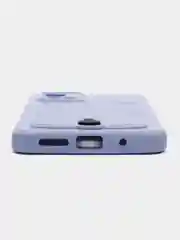 Лавандовый силиконовый чехол для Xiaomi Redmi 10 ( Сяоми Редми 10 ) с карманом для карт
