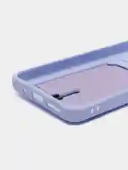 Лавандовый силиконовый чехол для Xiaomi Redmi 10 ( Сяоми Редми 10 ) с карманом для карт