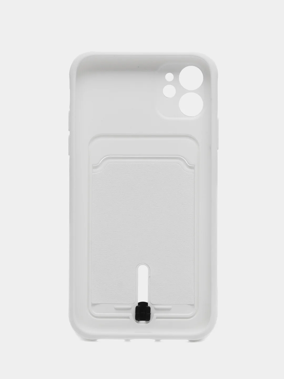 Аметистовый силиконовый чехол для Apple iPhone 11 (Айфон 11), чехол на айфон 11 с карманом