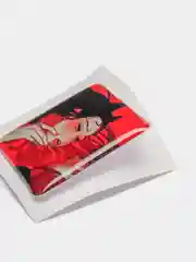 Бордовый 3d-наклейки на телефон "Ахегао"
