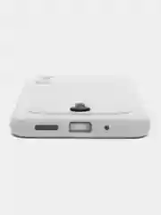 Белый силиконовый чехол для Xiaomi Redmi 9A (Редми 9А) с карманом для карты, защита камеры