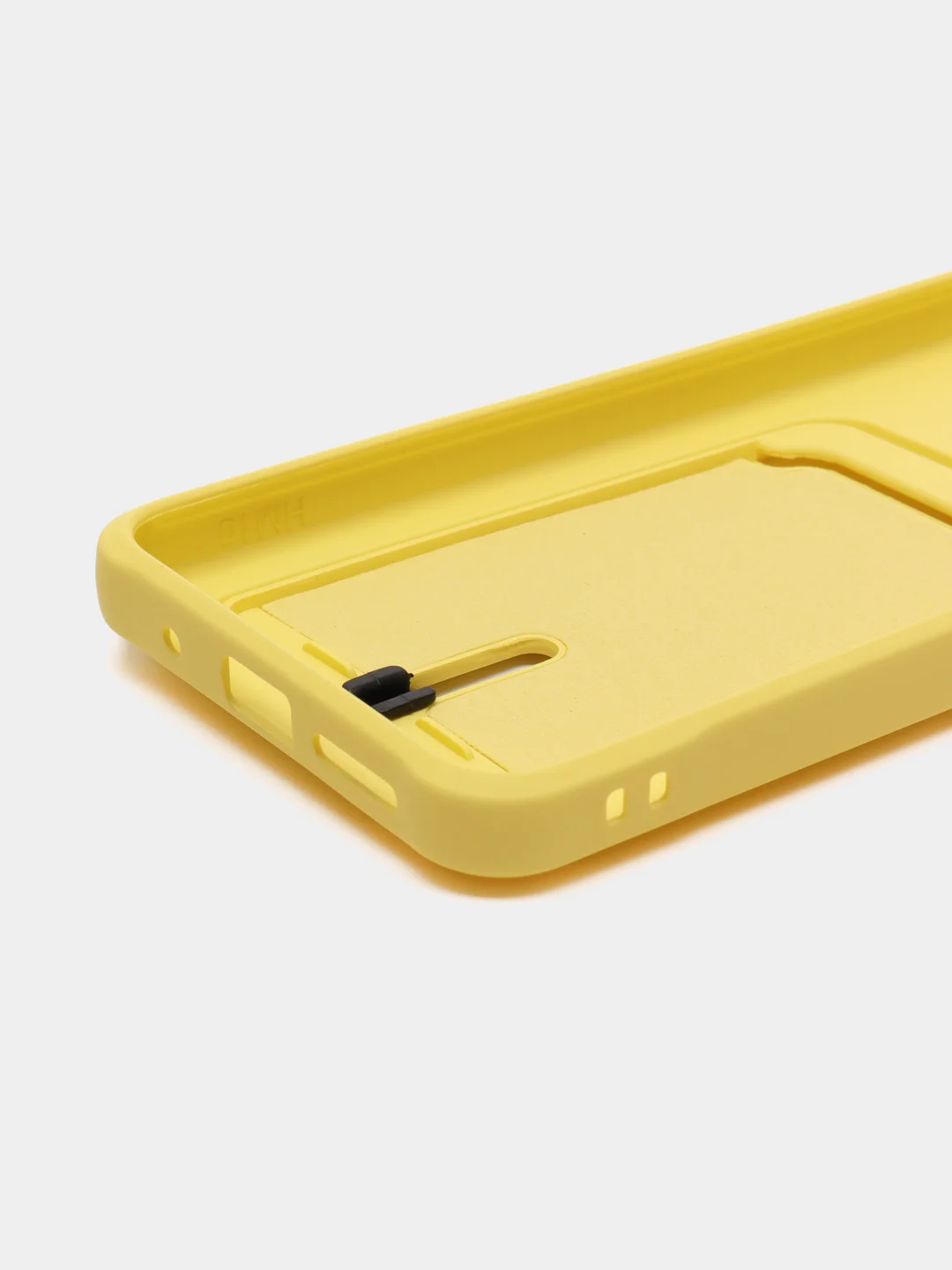 Вишнёвый силиконовый чехол для Xiaomi Redmi 10 ( Сяоми Редми 10 ) с карманом для карт