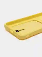 Вишнёвый силиконовый чехол для Xiaomi Redmi 10 ( Сяоми Редми 10 ) с карманом для карт
