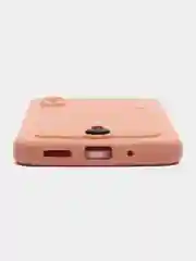 Пудровый силиконовый чехол для Xiaomi Redmi 9A (Редми 9А) с карманом для карты, защита камеры