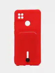 Красный чехол для Xiaomi Redmi 9C, Redmi 9C NFC, Redmi 10A (Сяоми Редми 9С 9С НФС 10А) силиконовый