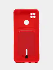 Красный чехол для Xiaomi Redmi 9C, Redmi 9C NFC, Redmi 10A (Сяоми Редми 9С 9С НФС 10А) силиконовый