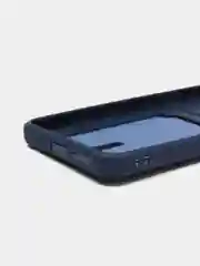 Темно-синий силиконовый чехол для Xiaomi Redmi 10 ( Сяоми Редми 10 ) с карманом для карт