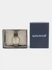 Золотой женские наручные часы Kingnuos K-3668, в подарочной упаковке