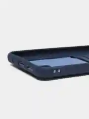 Темно-синий чехол для Xiaomi Redmi Note 8 Pro (Редми Нот 8 Про) силиконовый , с карманом
