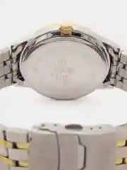 Золотой мужские наручные часы Kingnuos K-1853 с календарём в подарочной упаковке