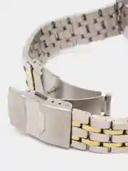Золотой мужские наручные часы Kingnuos K-1853 с календарём в подарочной упаковке