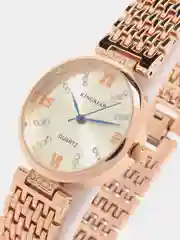 Бронзовый женские наручные часы Kingnuos K-3668, в подарочной упаковке