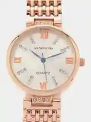 Бронзовый женские наручные часы Kingnuos K-3668, в подарочной упаковке