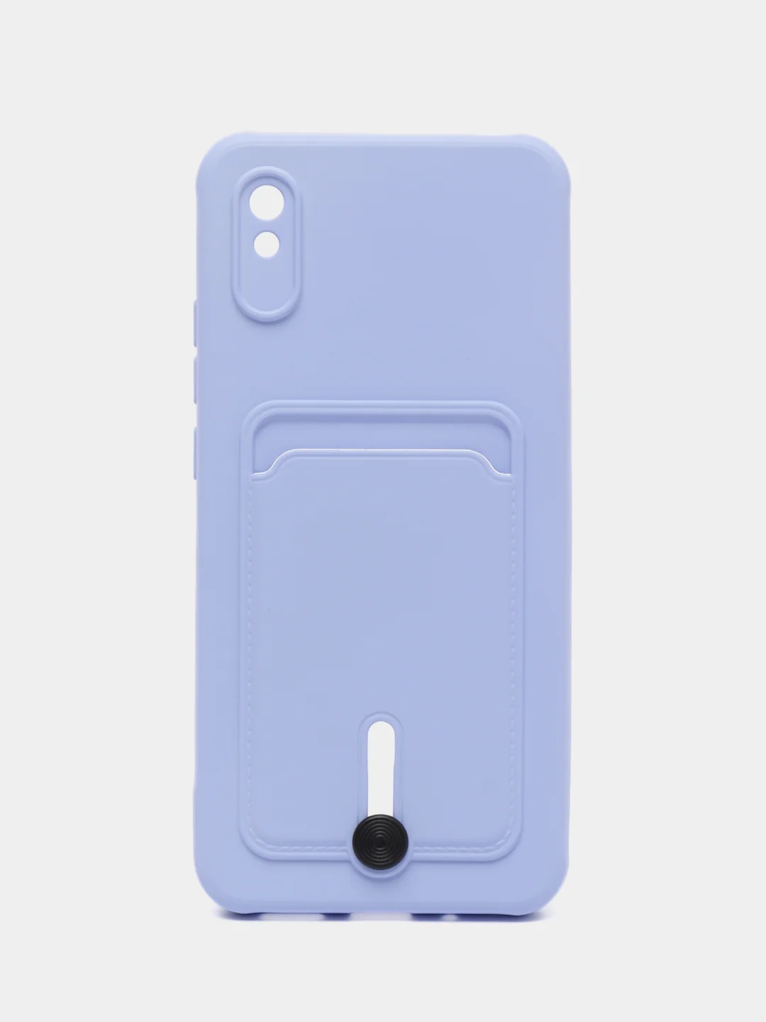 Силиконовый чехол для Xiaomi Redmi 9A (Редми 9А) с карманом для карты, защита камеры
