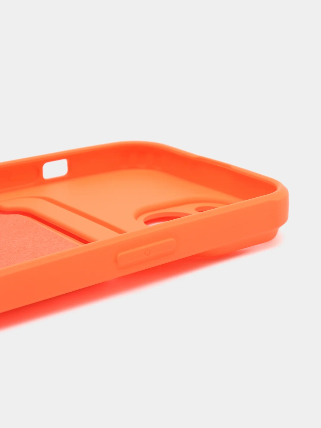 Манго силиконовый чехол для iPhone 14 (Айфон 14) , чехл на айфон с карманом для карт