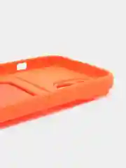Манго силиконовый чехол для iPhone 14 (Айфон 14) , чехл на айфон с карманом для карт