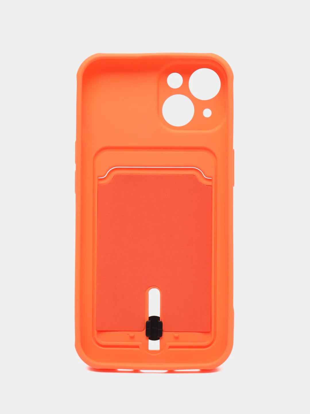 Манго силиконовый чехол для iPhone 14 (Айфон 14) , чехл на айфон с карманом для карт
