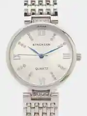 Серебряный женские наручные часы Kingnuos K-3668, в подарочной упаковке