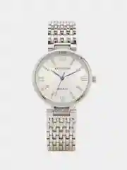 Серебряный женские наручные часы Kingnuos K-3668, в подарочной упаковке