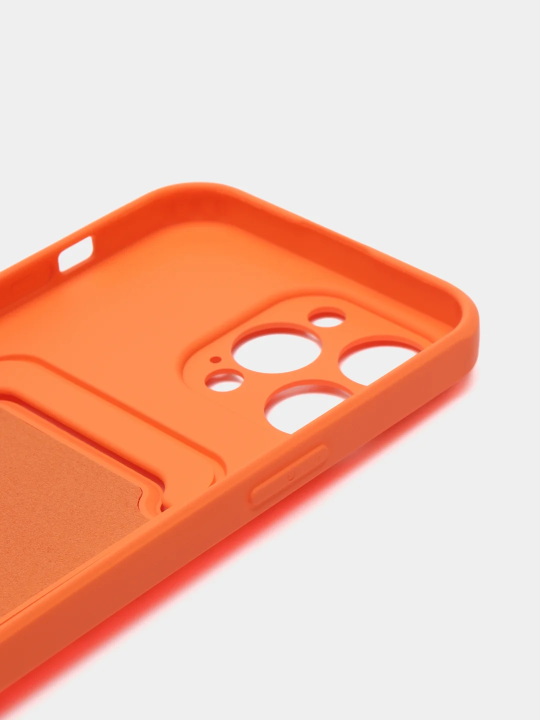 Манго силиконовый чехол для iPhone 14 Pro Max (Айфон 14 Про Макс) , чехол на айфон с карманом