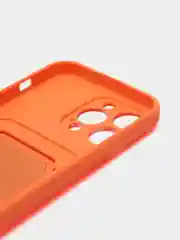 Манго силиконовый чехол для iPhone 14 Pro Max (Айфон 14 Про Макс) , чехол на айфон с карманом
