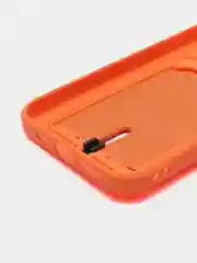 Манго силиконовый чехол для iPhone 14 Pro Max (Айфон 14 Про Макс) , чехол на айфон с карманом