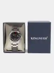 Черный мужские наручные часы KINGNUOS K-198, в подарочной упаковке