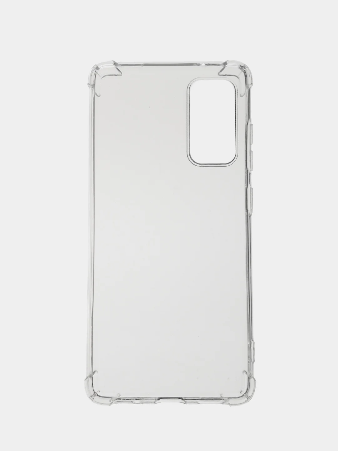Силиконовый чехол Samsung A20/30/A51/A12/A22/A32/S20FE/S21fe/S21, прозрачный, усиленный