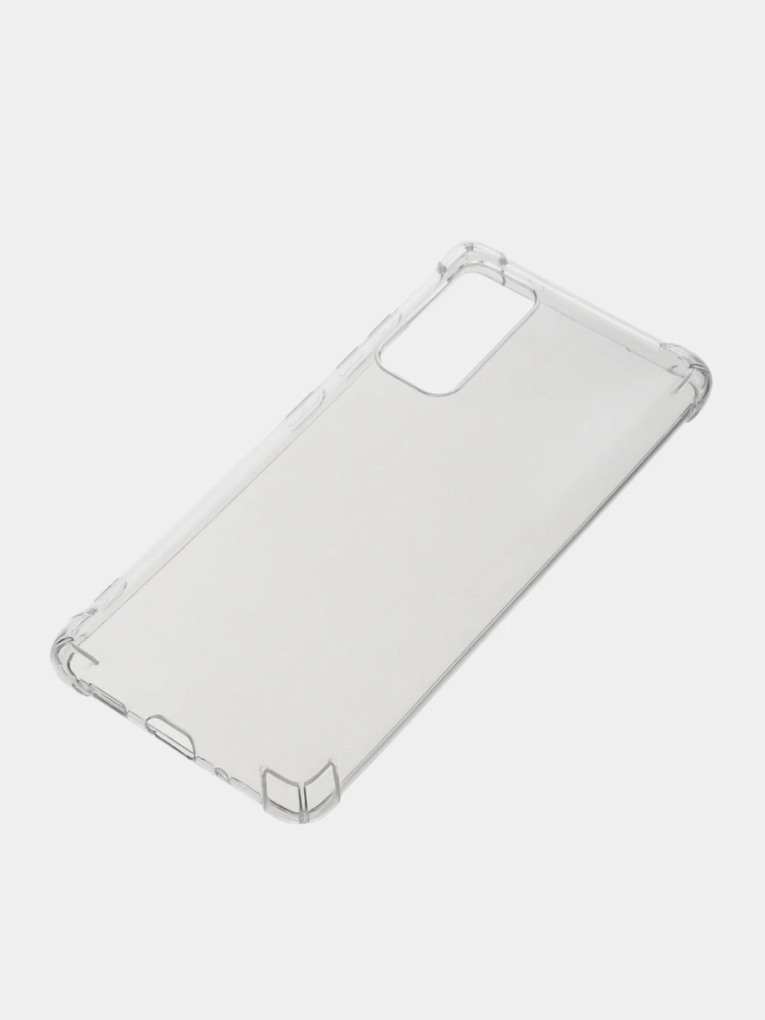 Силиконовый чехол Samsung A20/30/A51/A12/A22/A32/S20FE/S21fe/S21, прозрачный, усиленный