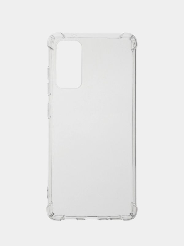 Силиконовый чехол Samsung A20/30/A51/A12/A22/A32/S20FE/S21fe/S21, прозрачный, усиленный