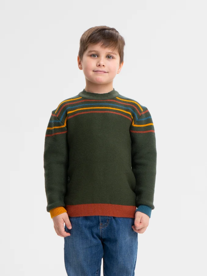 Зеленый джемпер для мальчика Bonito kids