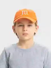 Оранжевый детская кепка M&Ms, унисекс, бейсболка для мальчиков