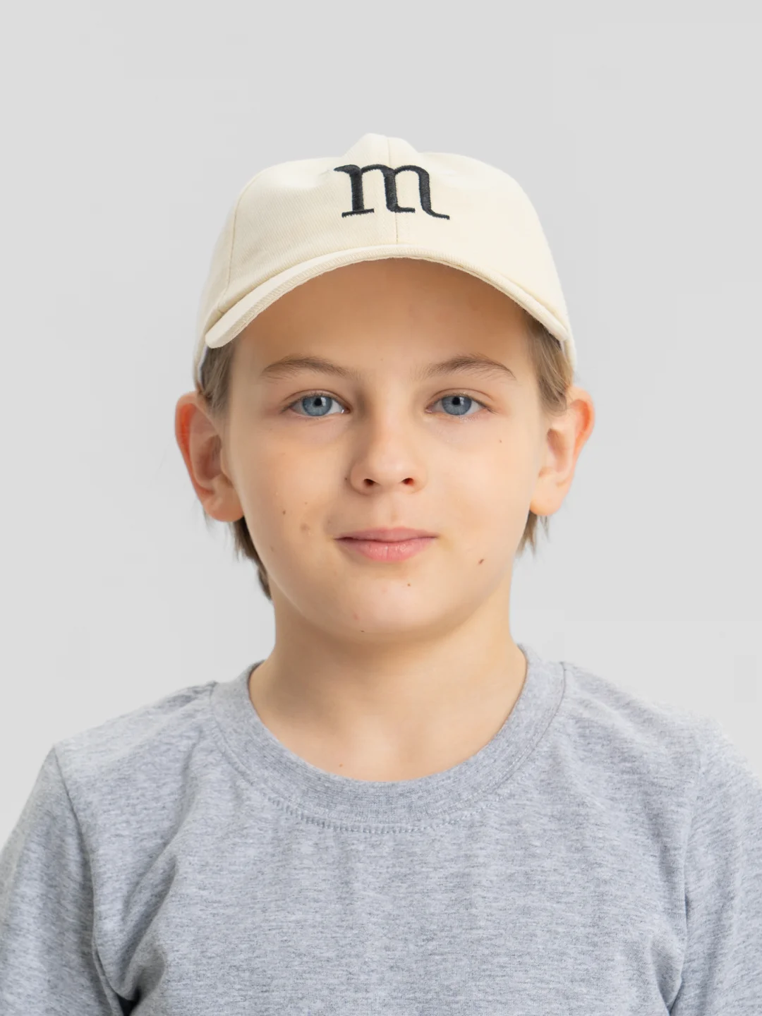 Бежевый детская кепка M&Ms, унисекс, бейсболка для мальчиков