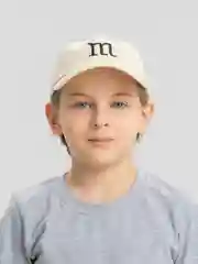 Бежевый детская кепка M&Ms, унисекс, бейсболка для мальчиков