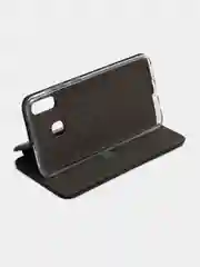 Черный samsung A01, A10, A11, A20, A30, A21S, A41, A50, A51, А52,A71, M21, M31, M31S чехол-книжка