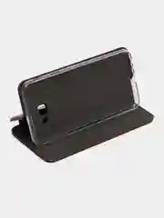 Пурпурный чехол-книжка Samsung Galaxy J4+/J4 Plus (Самсунг Галакси Джи 4+/Джи 4 Плюс)