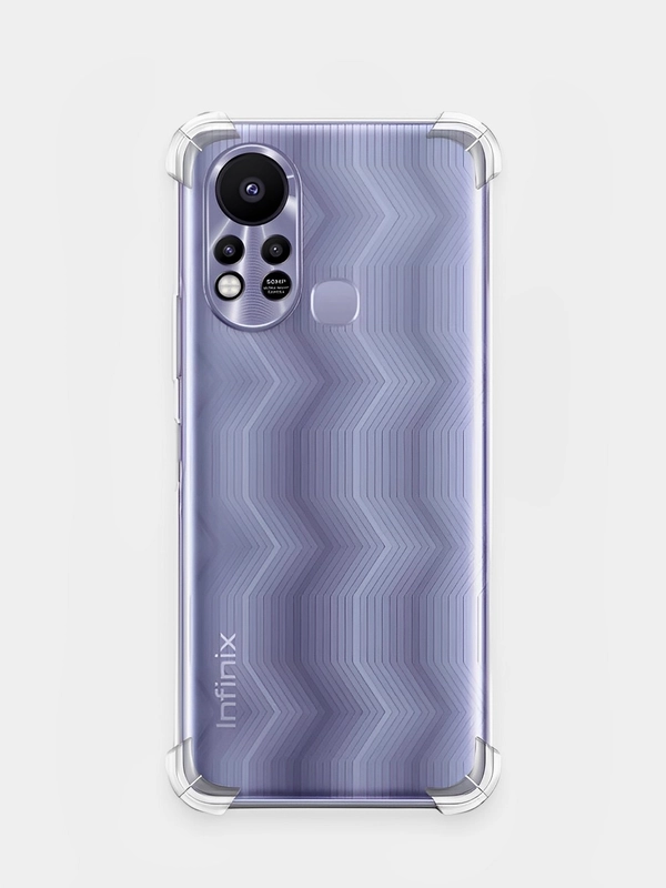 Чехол Infinix Hot 11S / Инфиникс Хот 11С, прозрачный, силиконовый, противоударный